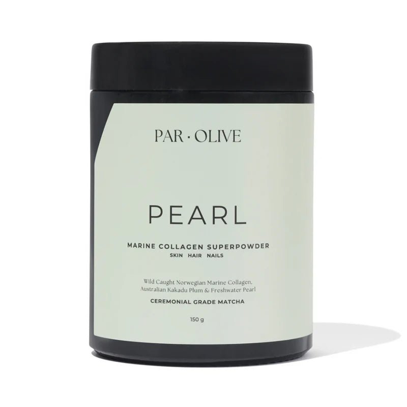 Par Olive Marine Collagen Super Powder - Ceremonial Grade Matcha